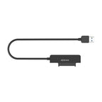 AISENS ASE-25A03B caja para disco duro externo Caja de disco duro (HDD) 2.5" USB con suministro de corriente (2)