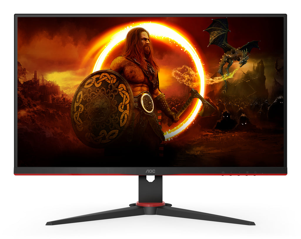 AOC G2 24G2SPAE/BK pantalla para PC 60,5 cm (23.8") 1920 x 1080 Pixeles Full HD LED Negro, Rojo (6)