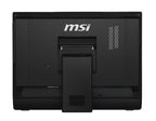 MSI Pro AP162T Intel® N N100 39,6 cm (15.6") 1920 x 1080 Pixeles Pantalla táctil PC todo en uno 4 GB DDR4-SDRAM 256 GB SSD Windows 11 Pro Wi-Fi 6 (802.11ax) Negro (2)