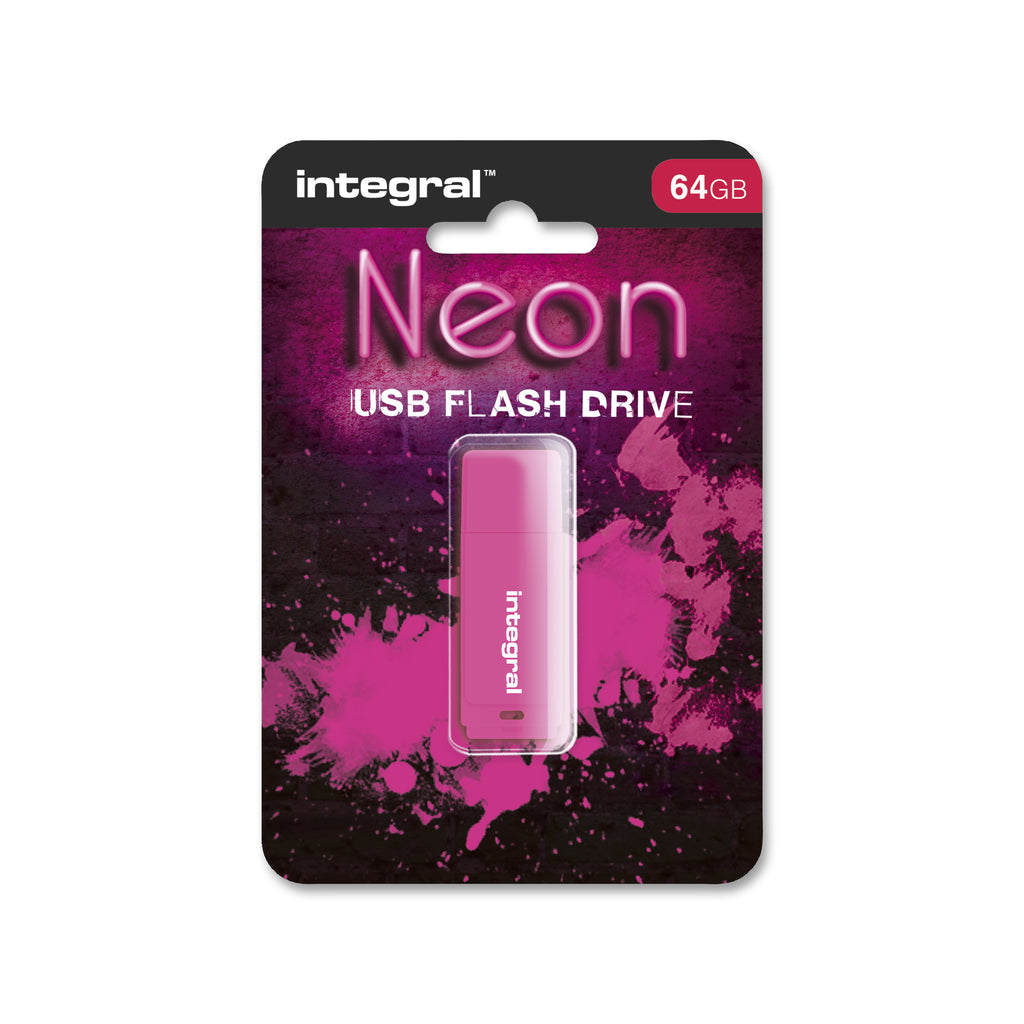 Integral INFD64GBNEONPK unidad flash USB 64 GB 2.0 (2)
