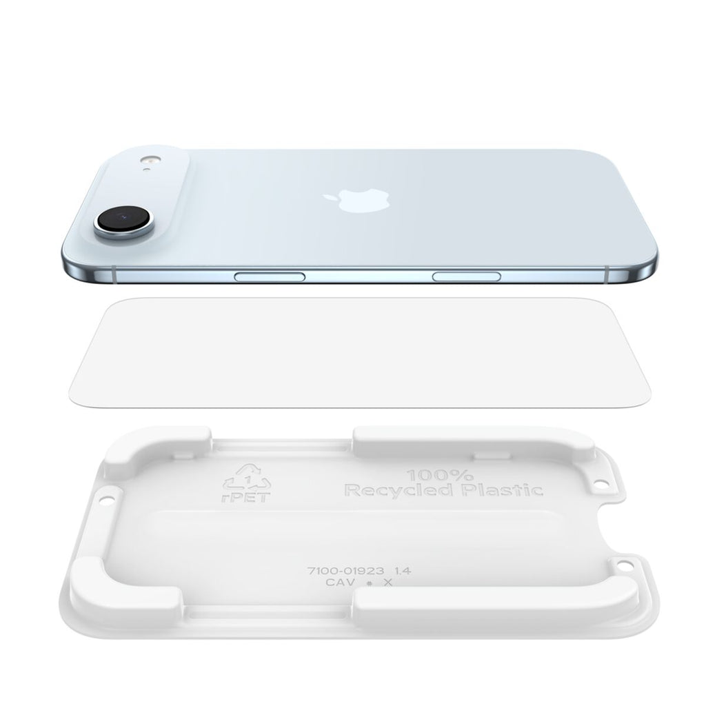 Protector de pantalla para teléfono móvil - 2.5D - cristal - transparente - para Apple iPhone Air