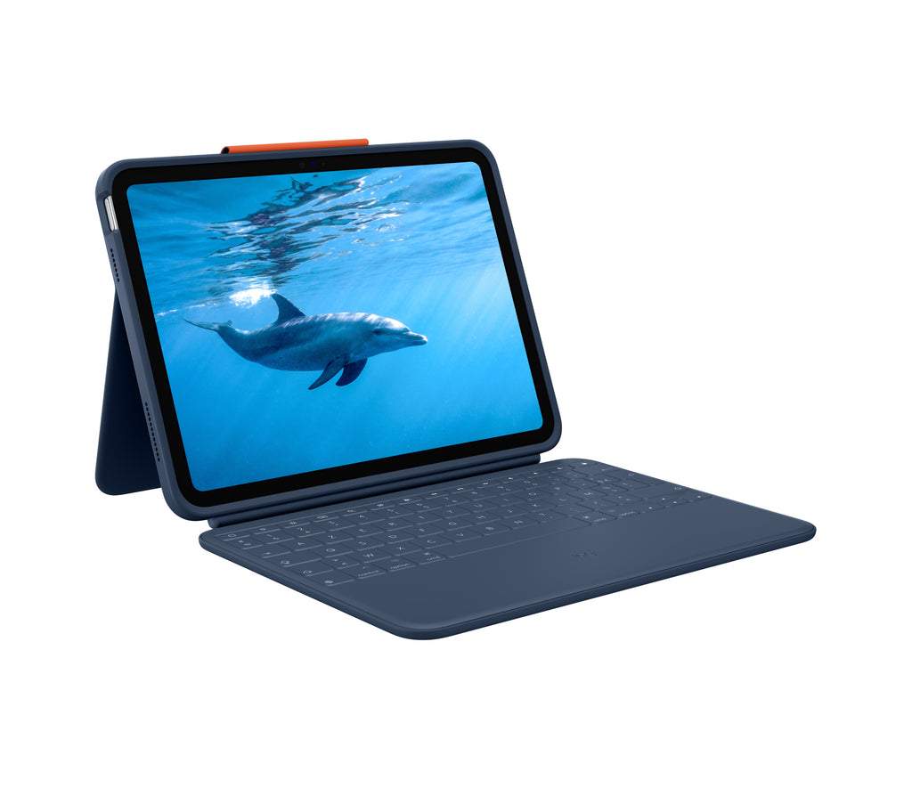 Logitech Rugged Combo 4 AZERTY Francés Smart Connector Azul (5)