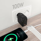 AISENS ASCH-100W4P029-BK cargador de dispositivo móvil Universal Corriente alterna Carga rápida Interior (5)