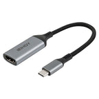 Lindy 43428 adaptador de cable de vídeo 0,15 m USB Tipo C HDMI Gris (6)