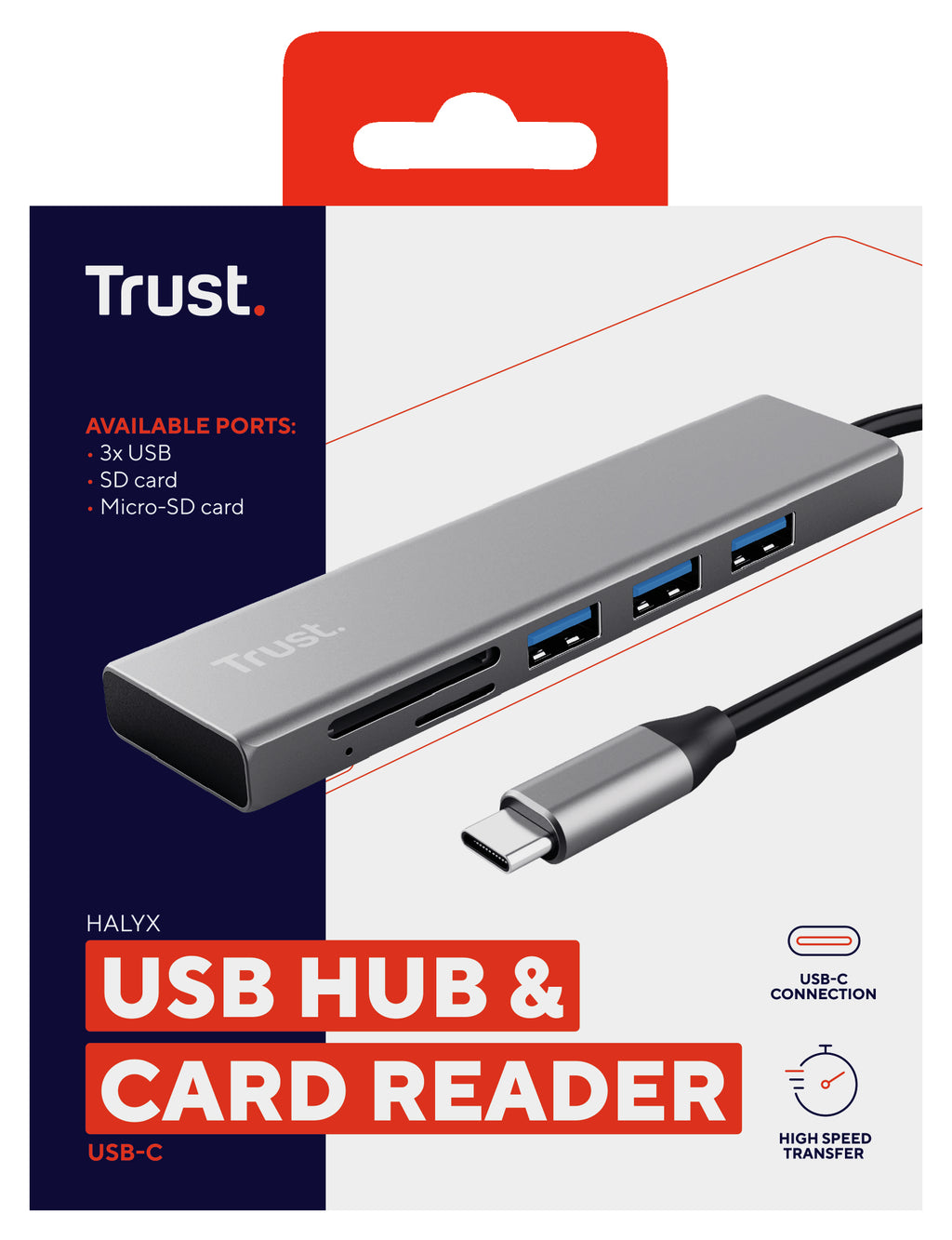 Trust Halyx USB 3.2 Gen 1 (3.1 Gen 1) Type-C 104 Mbit/s Aluminio (6)