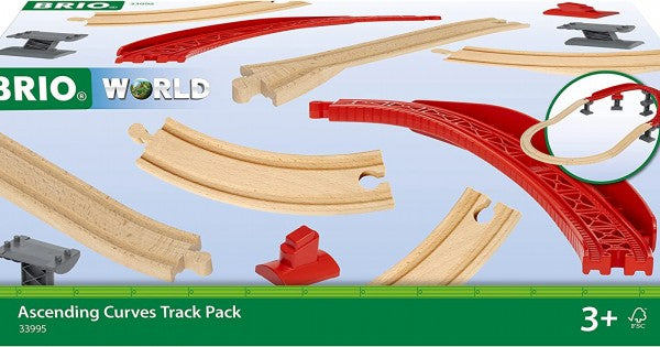 Set de vías BRIO Ascending Curves Track Pack (2)