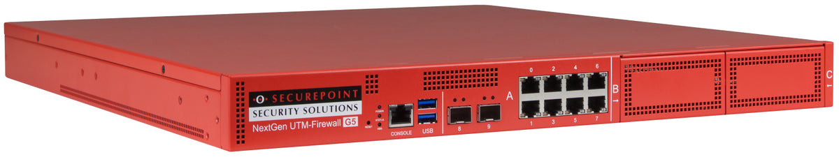 Securepoint RC1000R G5 (Rev. 1) cortafuegos (hardware) 1U 30 Gbit/s (3)