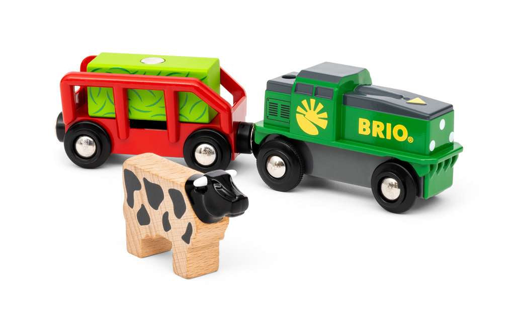 BRIO World Farm Tren a batería Vehículo de jugu