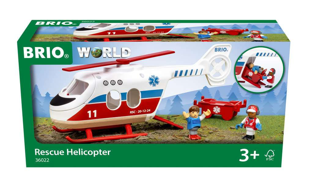 Vehículo de juguete Ravensburger BRIO World Rescue Helicopter (2)