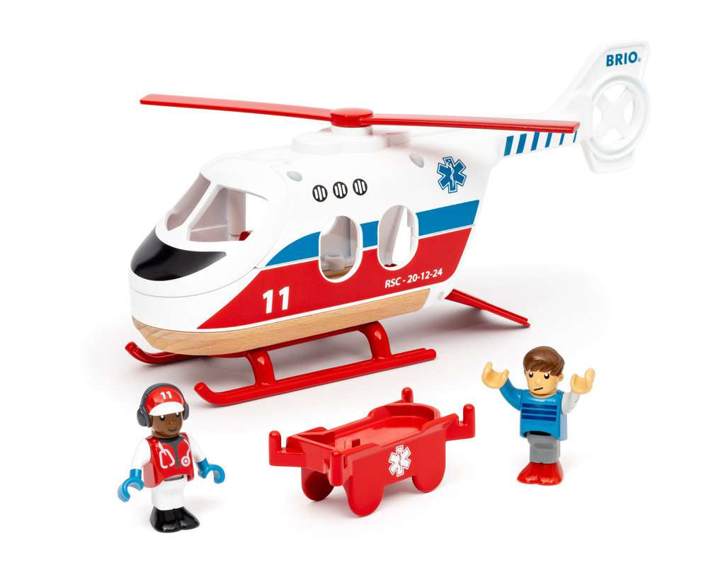 Vehículo de juguete Ravensburger BRIO World Rescue Helicopter (3)