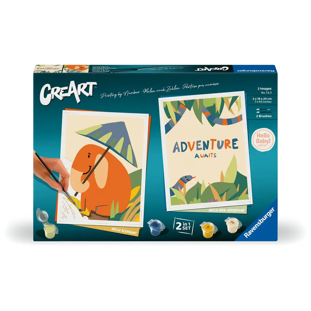 Ravensburger CreArt - Hello Baby Safari Set 23905