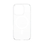 PanzerGlass ® HardCase Transparent w. White MagSafe iPhone 16 Pro Max funda