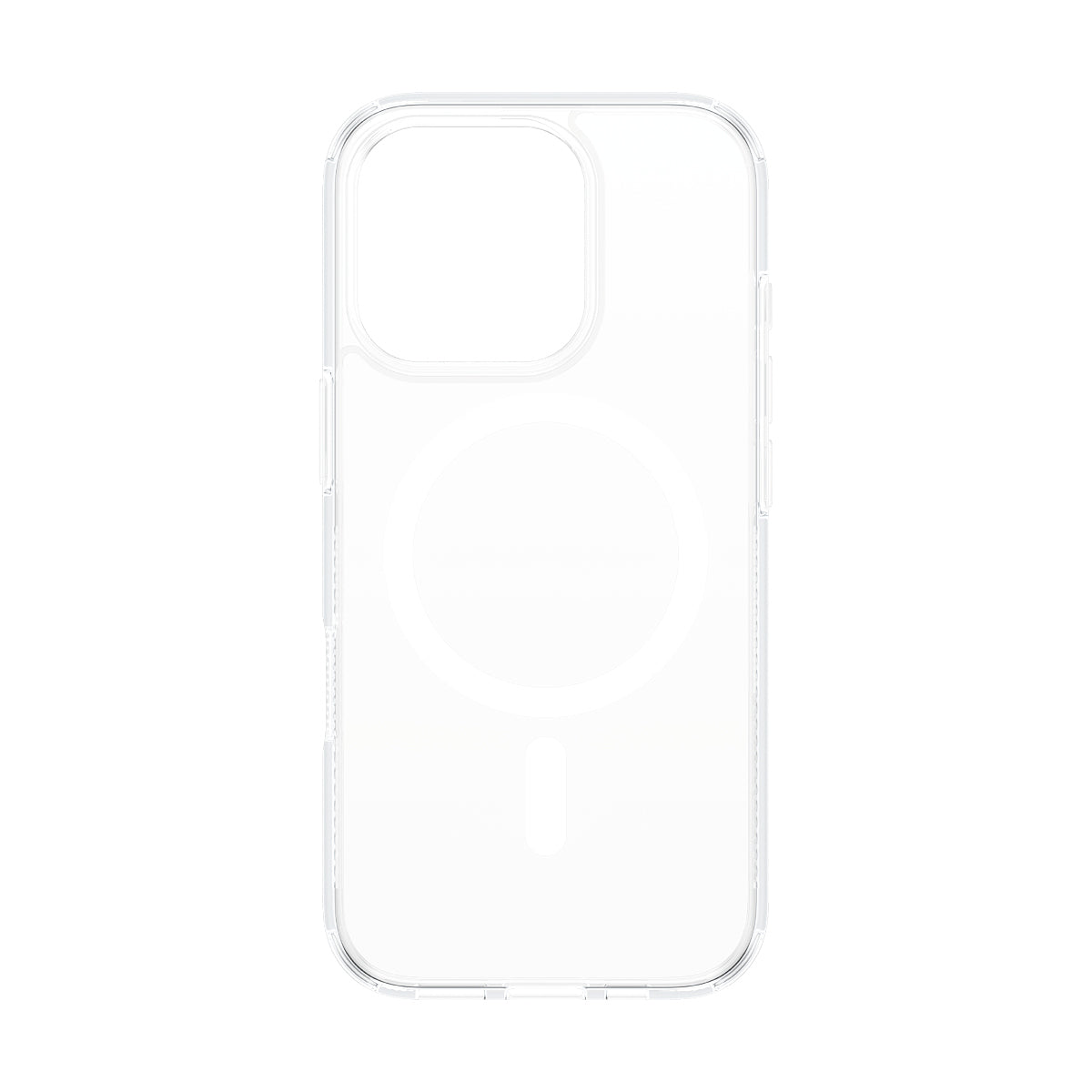 PanzerGlass ® HardCase Transparent w. White MagSafe iPhone 16 Pro Max funda