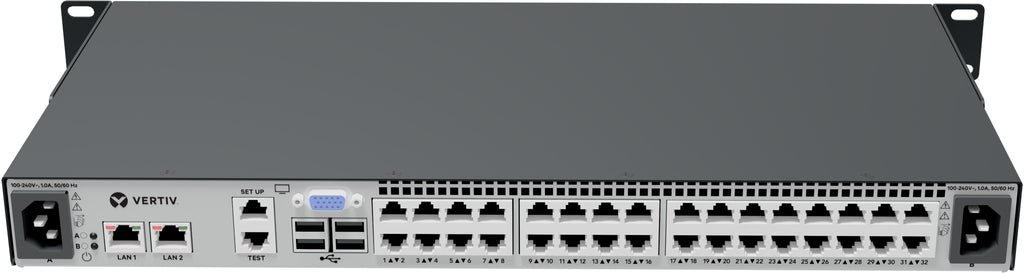 Vertiv Avocent MPU2-4032DAC-400 interruptor KVM Montaje en rack Negro (2)