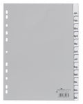 Durable 6410-10 Índice de pestañas en blanco Polipropileno Gris