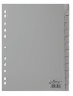 Durable 6410-10 Índice de pestañas en blanco Polipropileno Gris