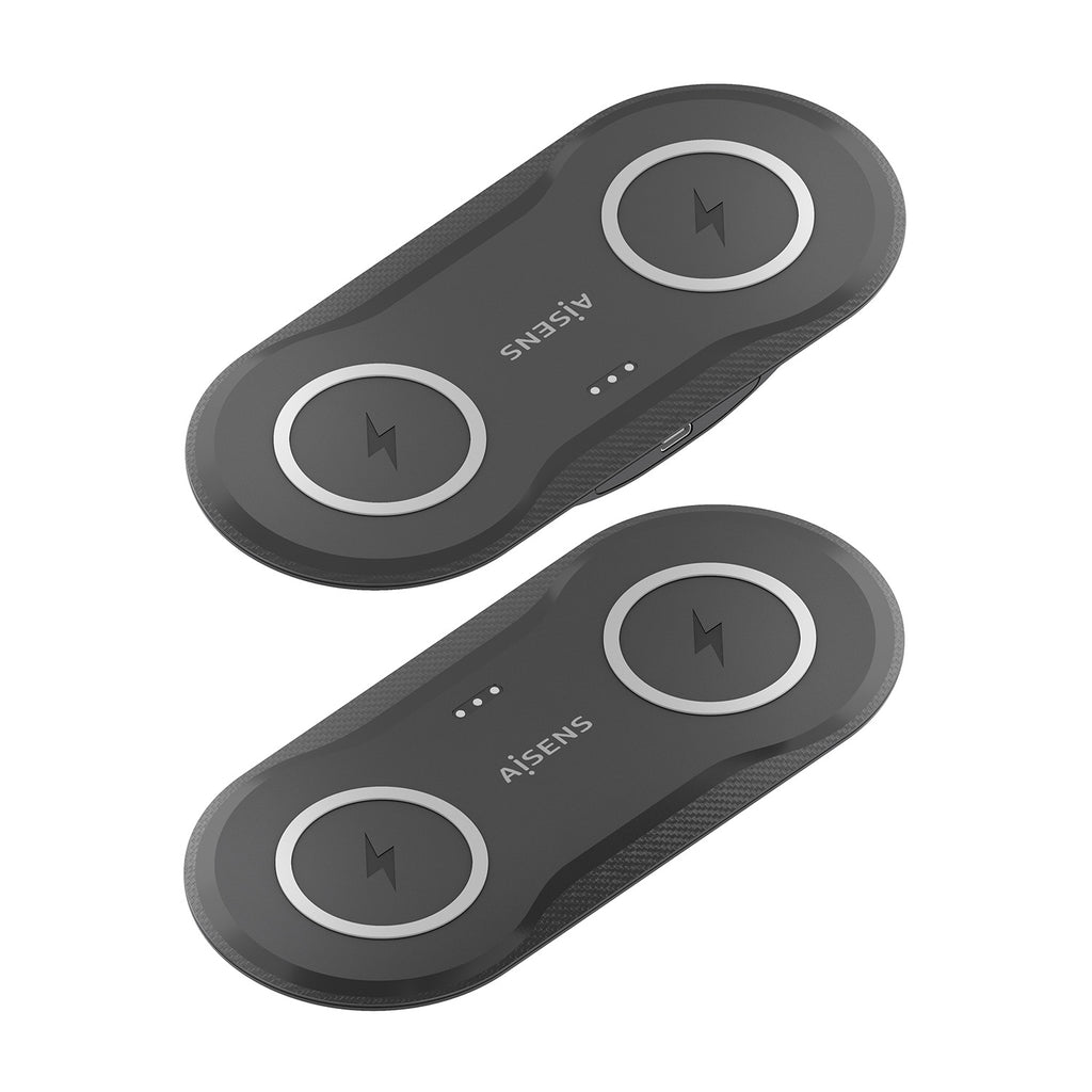 AISENS ASCH-15W2WC060-BK cargador de dispositivo móvil Auriculares, Smartphone Cargador inalámbrico Interior (5)