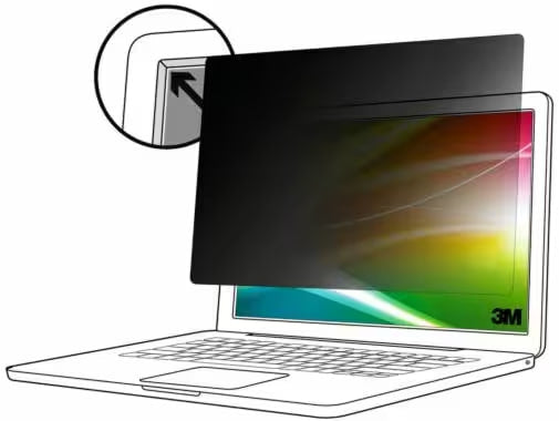 3M BP133W1B filtro para monitor 33,8 cm (13.3") Netbook Filtro de privacidad para pantallas sin marco (2)