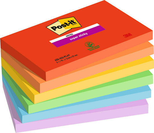 3M 7100258796 nota autoadhesiva Rectángulo Multicolor 90 hojas Autoadhesivo