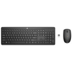HP 235 Wireless Mouse and Keyboard Combo teclado Ratón incluido Oficina RF inalámbrico Negro (6)