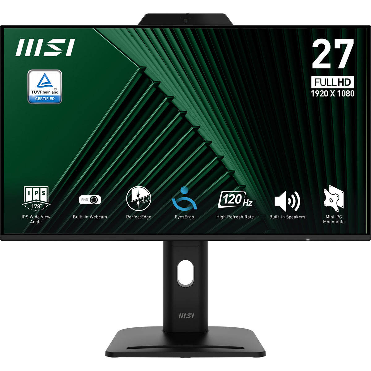 MSI PRO MP272PMG pantalla para PC 68,6 cm (27") 1920 x 1080 Pixeles Full HD LCD Negro (2)