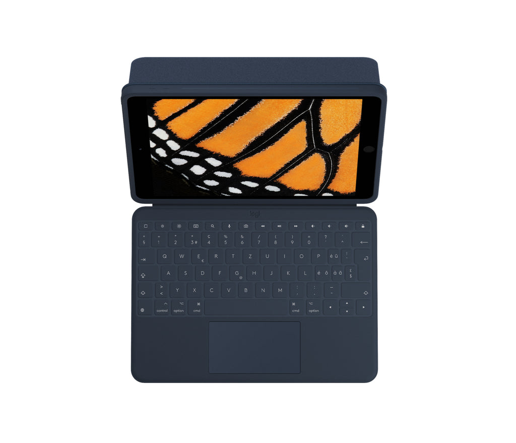 Logitech Rugged Combo 3 Touch QWERTZ Suizo Smart Connector Azul (2)