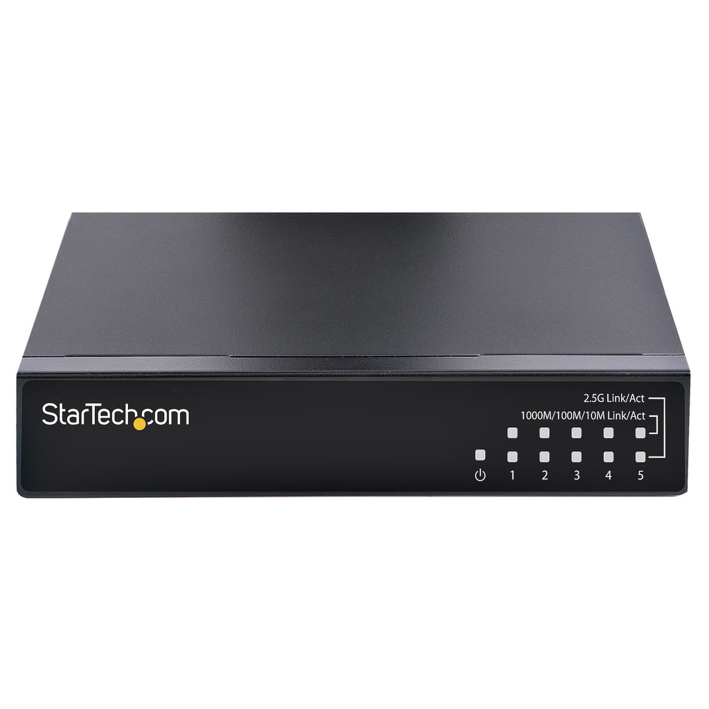 StarTech.com DS52000 switch No administrado 2.5G Ethernet (100/1000/2500) Negro (3)