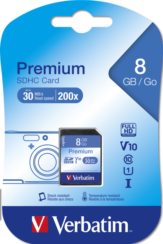 Tarjeta SDHC Verbatim Premium 32 GB (6)