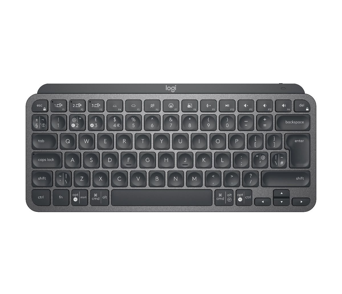 Logitech MX Keys Mini teclado Universal RF Wireless + Bluetooth QWERTY Inglés del Reino Unido Grafito (3)