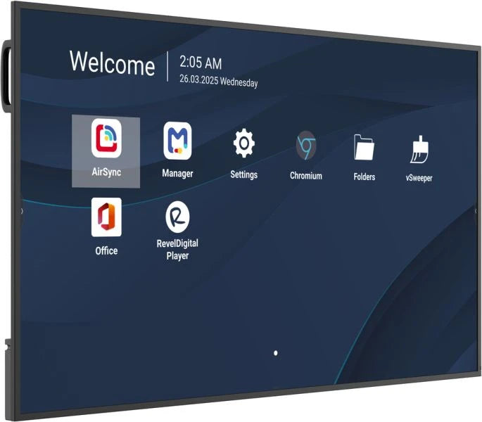 Viewsonic CDE6514-2C pantalla de señalización Pantalla plana para señalización digital 165,1 cm (65") LCD Wifi 500 cd / m² 4K Ultra HD Negro Procesador incorporado Android 14 24/7 (3)