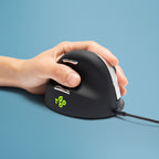 R-Go Tools RGOHELELA ratón Oficina Izquierda USB tipo A Óptico 2400 DPI