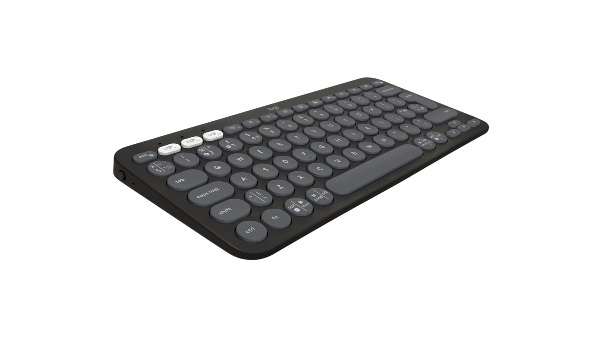 Logitech Pebble Keys 2 K380s teclado Universal Bluetooth QWERTY Inglés del Reino Unido Grafito (5)