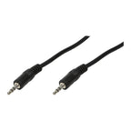 LogiLink 3.5mm - 3.5mm, 3m cable de audio 3,5mm Negro (2)