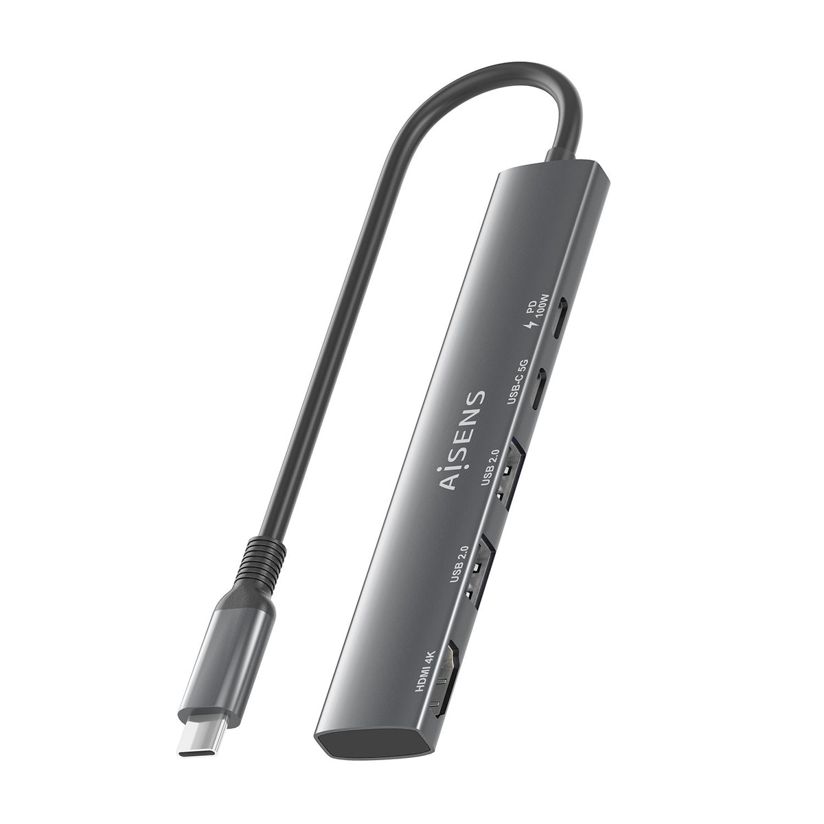 AISENS ASUC-5P022-GR base para portátil y replicador de puertos Alámbrico USB 3.2 Gen 1 (3.1 Gen 1) Type-C (9)