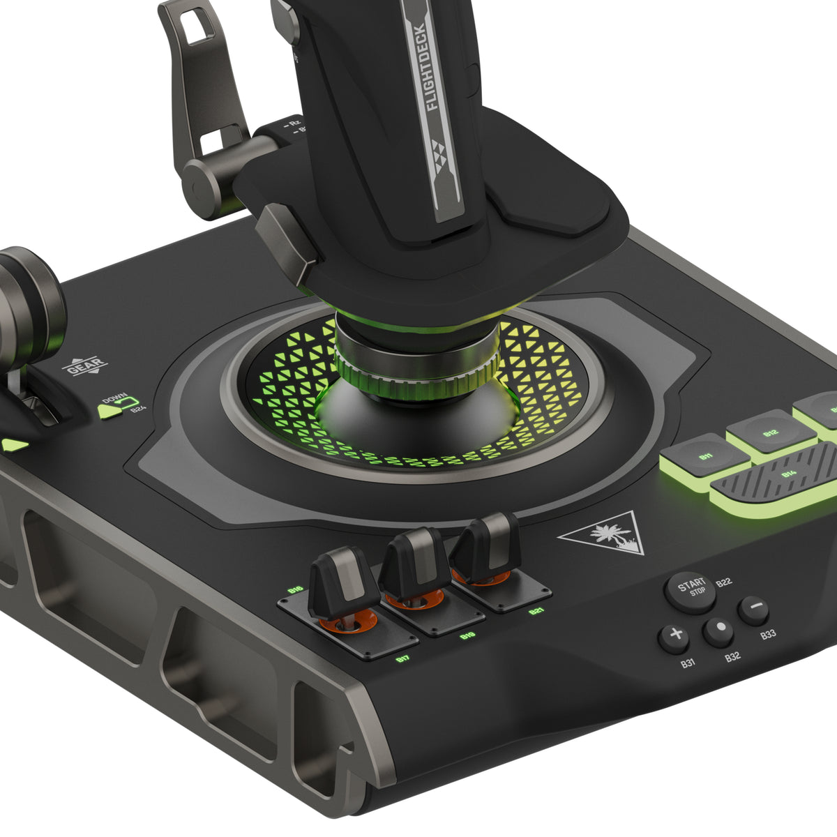 Turtle Beach VelocityOne Negro USB Palanca de vuelo Analógico/Digital PC