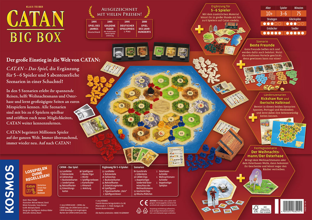 Kosmos Catan - Big Box 75 min Juego de mesa Estrategia (2)