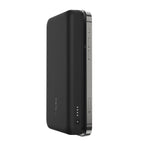 Cargador inalámbrico - 10000 mAh - 18 vatios - Fast Charge - 2 conectores de salida (magnética, USB-C, USB) - en el cable: USB-C - negro - para Apple iPhone 12, 12 mini, 12 Pro, 12 Pro Max