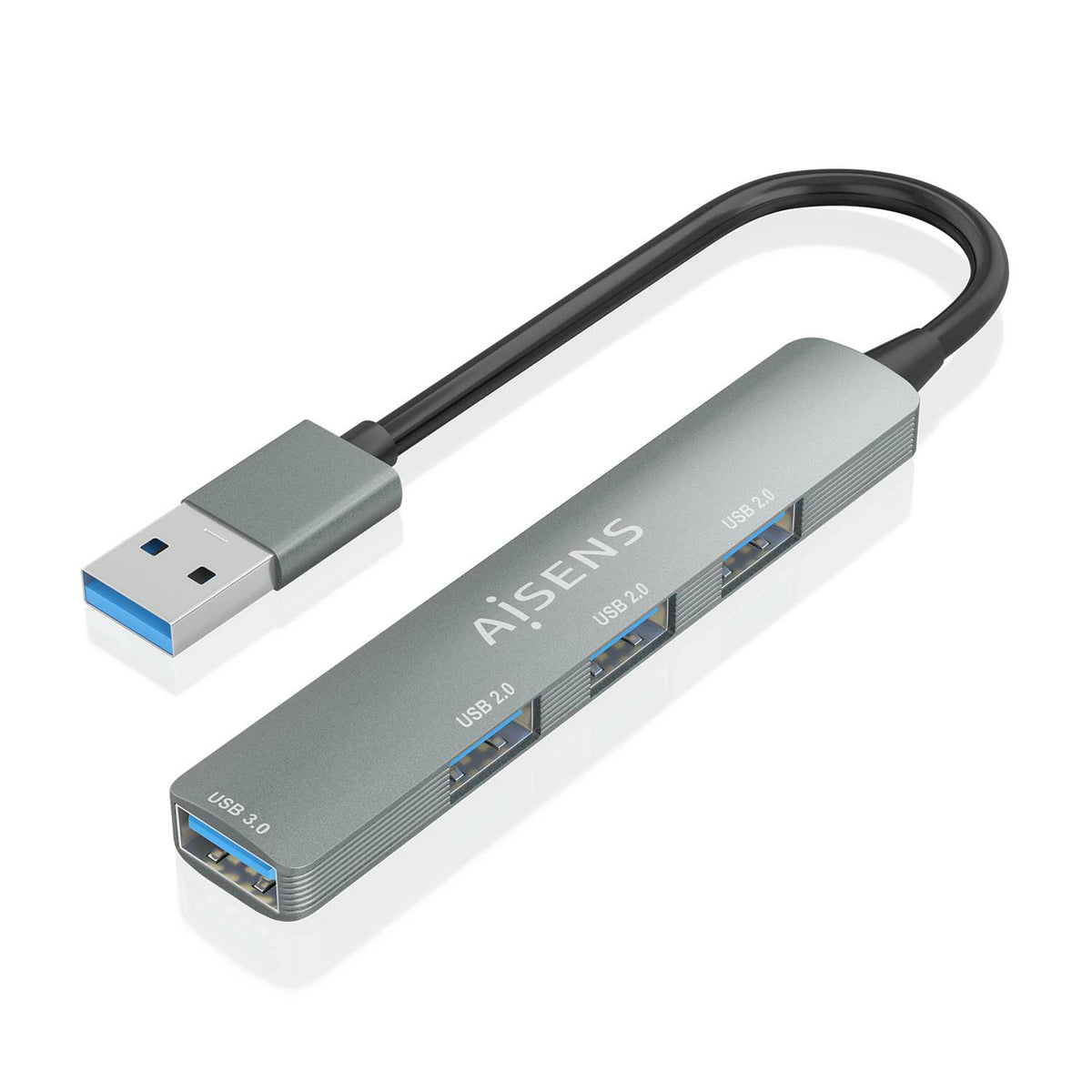 AISENS A106-0859 hub de interfaz USB 3.2 Gen 1 (3.1 Gen 1) Type-A 5000 Mbit/s (2)
