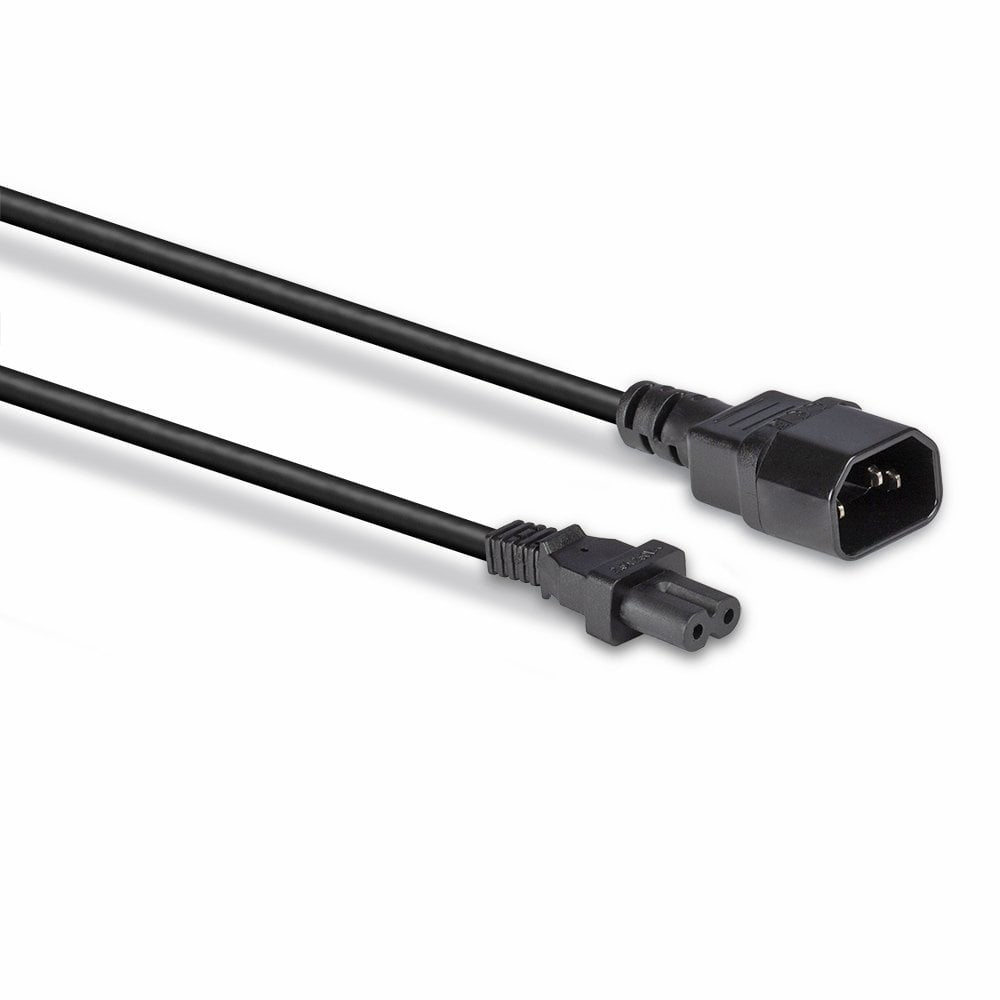 Lindy 30312 cable de transmisión Negro 2 m C14 acoplador C7 acoplador (3)