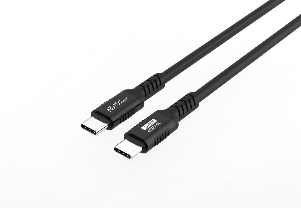 Microconnect MC-USB4-CC40LQ-1.5 cable USB USB4 Gen 3x2 1,5 m USB C 240 W Negro (2)