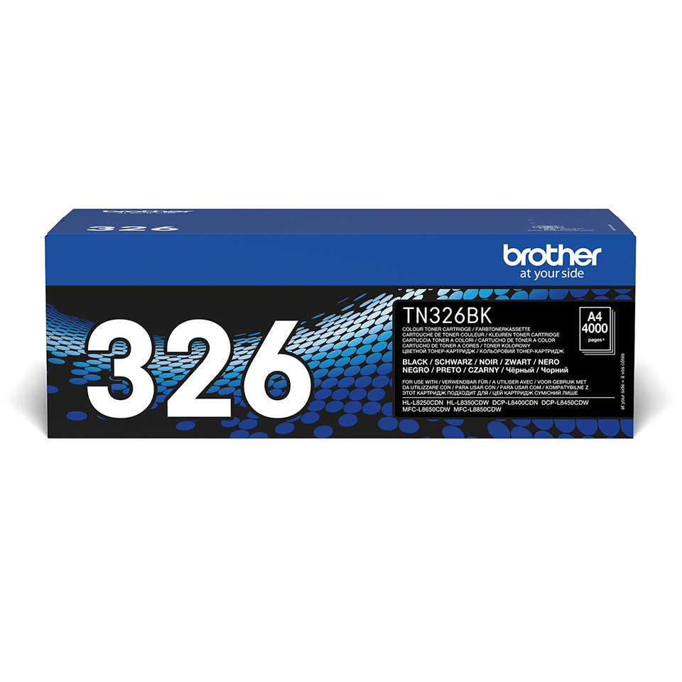 Brother TN-326BK cartucho de tóner 1 pieza(s) Original Negro (2)