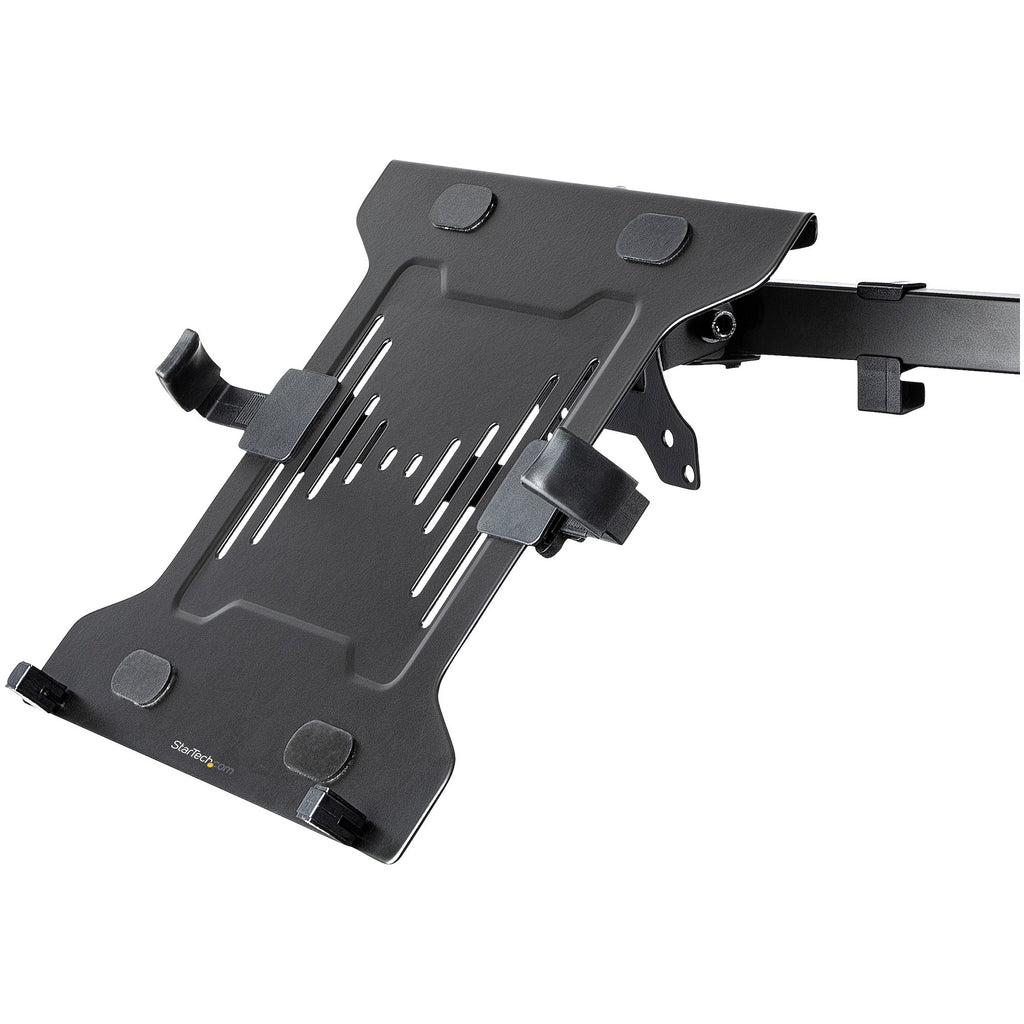 StarTech.com LAPTOP-ARM-TRAY soporte para ordenador portátil Mesita plegable para ordenador portátil Negro (8)