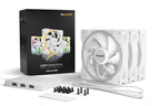 be quiet! Light Wings White, 120mm PWM Triple Pack Carcasa del ordenador