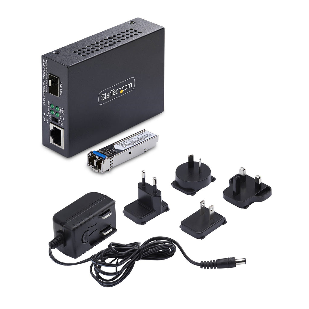 StarTech.com MCM1110SMLC20 convertidor de medio 2000 Mbit/s 1310 nm Negro (7)