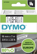 Cinta Dymo D1 blanco/negro 19 mm S0720830