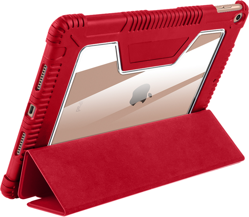 Funda rug. ARTICONA iPad 10.2 Edu. rojo