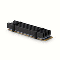 Axagon CLR-M2L10 sistema de refrigeración para ordenador M.2 NVMe SSD, Unidad de estado sólido Disipador térmico/Radiador Negro 1 pieza(s)