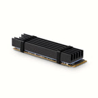 Axagon CLR-M2L10 sistema de refrigeración para ordenador M.2 NVMe SSD, Unidad de estado sólido Disipador térmico/Radiador Negro 1 pieza(s)