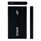 TooQ TQE-2524B caja para disco duro externo Caja de disco duro (HDD) Negro 2.5" (4)