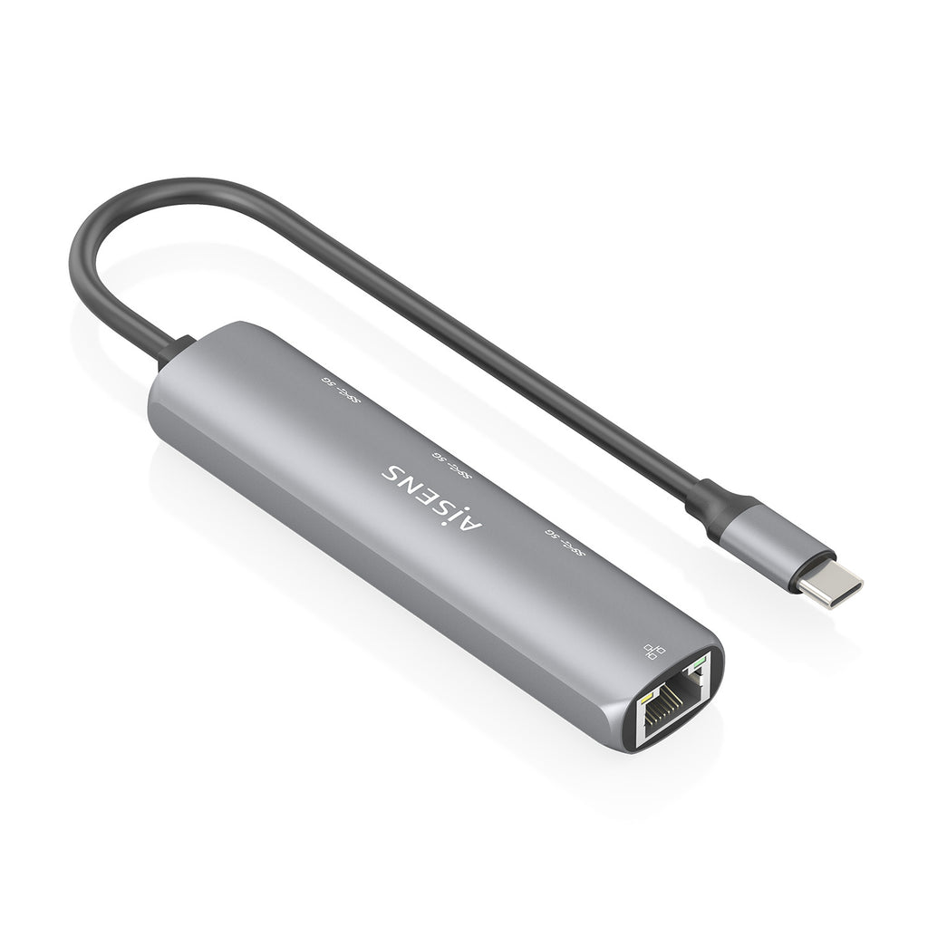 AISENS ASUC-4P038-GR base para portátil y replicador de puertos Alámbrico USB 3.2 Gen 1 (3.1 Gen 1) Type-C (3)